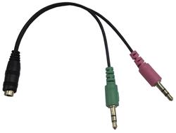 CABLE AUDIO 2 STEREO MACHO A HEMBRA 3 CONTACTOS NISUTA NSADST2ST3