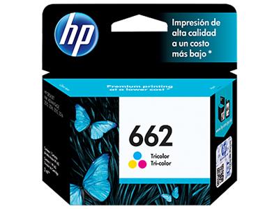 CARTUCHO HP 662 TRICOLOR CZ104AL