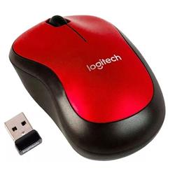 MOUSE LOGITECH M185 WIRELESS 2.4 GHZ RED