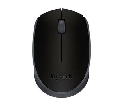 MOUSE LOGITECH M170 WIRELESS 2.4 GHZ BLACK