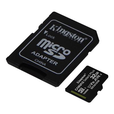 MEMORIA MICRO SD 32GB KINGSTON CANVAS PLUS 100MB/S