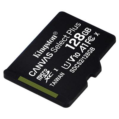 MEMORIA MICRO SD 128GB KINGSTON CANVAS PLUS 100MB/