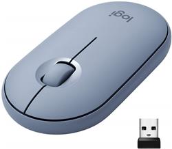 MOUSE LOGITECH PEBBLE M350 WIRELESS BLUETOOTH BLUE