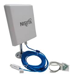 CPE EXTERIOR USB NSWIUCPE310 NISUTA 12DBI 300MBPS 2.4 GHZ