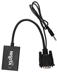 CONVERSOR VGA + AUDIO A HDMI CON CABLE NISUTA NSCOVGHD4