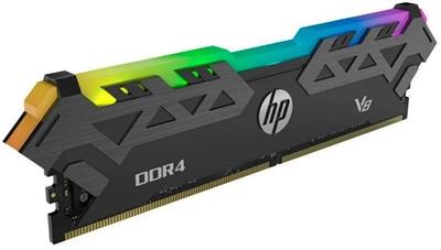 MEMORIA DDR4 8GB 3200 HP V8 SERIES RGB BLACK