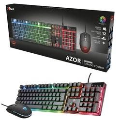 KIT TECLADO Y MOUSE TRUST AZOR GXT 838 GAMING