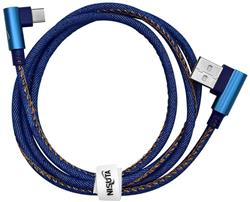 CABLE USB A USB C 1M CONECTORES 90º NISUTA NSCAUSC1J