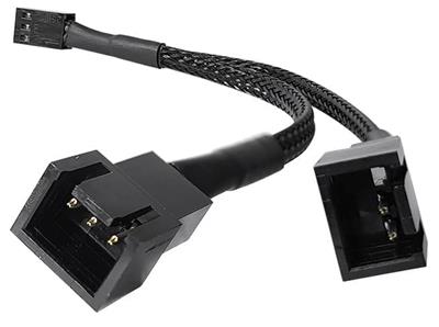 CABLE DIVISOR PWM PARA 2 COOLERS DE 3 PINES NISUTA