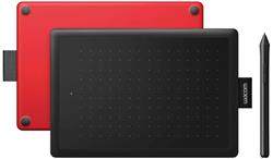 TABLETA DIGITALIZADORA WACOM ONE SMALL CTL-472 BLACK RED