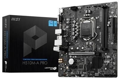 MOTHER 1200 MSI PRO H510M-A DDR4 (10MA Y 11VA GENE