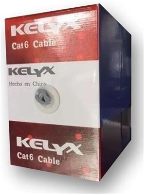 BOBINA 305 MTS CABLE UTP INTERIOR CAT6 KELYX