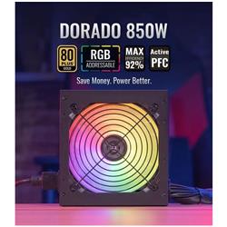 FUENTE 850W AEROCOOL DORADA 80 PLUS GOLD