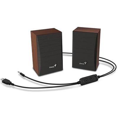 PARLANTES GENIUS 2.0 USB SP-HF380BT BLUETOOTH WOOD