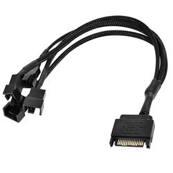 CABLE DE ALIMENTACION SATA A 4 COOLERS DE 4 PINES NISUTA NSAD4CS