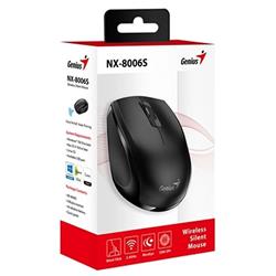 MOUSE GENIUS NX-8006S BLACK WIRELESS 2.4 GHZ