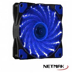 COOLER NETMAK NM-12025B 12CM BLUE