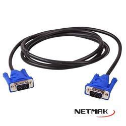 CABLE VGA M/M 3 MTS NETMAK NM-C18 3