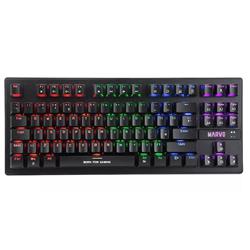 TECLADO MARVO KG901 TKL BLUE MECHANICAL SWITCH GAMING INGLES