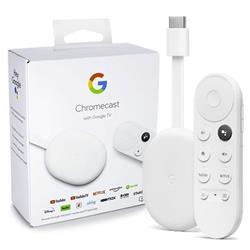 DISPOSITIVO STREAMING TV GOOGLE CHROMECAST WITH GOOGLE TV FULL HD CONTROL REMOTO (SIN TRAFO)