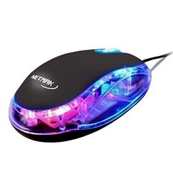 MOUSE NETMAK NM-M01 LUMINOSO BLACK