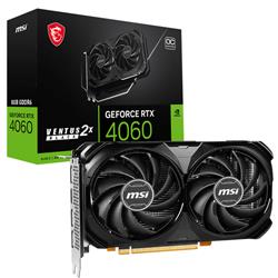 VIDEO PCI-E 8GB GEFORCE RTX 4060 MSI VENTUS 2X BLACK 8G OC