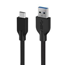 CABLE USB 3.0 A USB C 1.5 MTS GENIUS ACC-A2CC-3A QC3.0 3A MALLADO