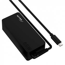 CARGADOR DE NOTEBOOK NETMAK NM-1265 TIPO C 5V 3A 9V 3A 12V 3A 15V 3A 20V 3.25A 65W