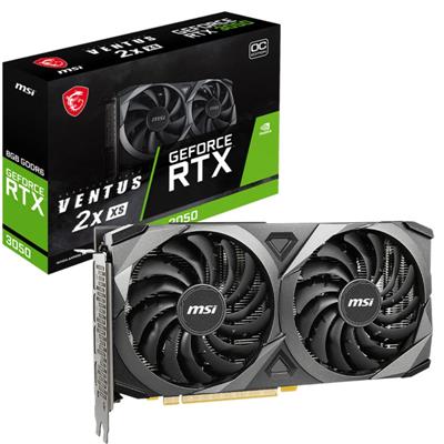 VIDEO PCI-E 8GB GEFORCE RTX 3050 MSI VENTUS 2X XS 