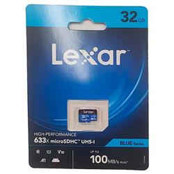 MEMORIA MICRO SD 32GB LEXAR 633X CLASE 10 U3 V30 A1