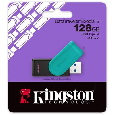 PENDRIVE 128GB KINGSTON USB 3.2 DATATRAVELER EXODI