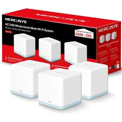 SISTEMA WIFI MESH MERCUSYS BY TP-LINK HALO H30 AC1200 (3 UNIDADES)
