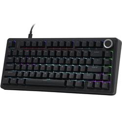 TECLADO AULA F75 WIRED MECHANICAL SWITCH OUTEMU RED 75% RGB INGLES BLACK