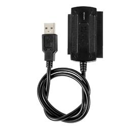 CONVERSOR USB 2.0 A SATA IDE  MINI IDE 2.5 Y 3.5 CON TRAFO NETMAK NM-C61