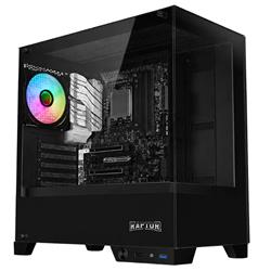 GABINETE RAPTOR THUNDER STRIKE TG RGB BLACK
