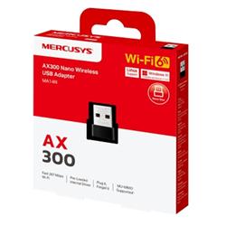 PLACA DE RED USB WIRELESS MERCUSYS MA14N NANO AX300