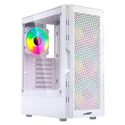 GABINETE SENTEY HUNTER WHITE ARGB TEMPERED GLASS