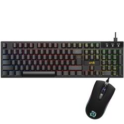 KIT TECLADO Y MOUSE RAPTOR MEMBRANA FIRECLAW + STORMGRIP