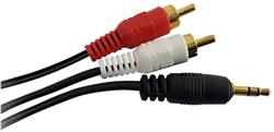 CABLE AUDIO 3.5 A 2 RCA 1.80 NISUTA NSCAU35
