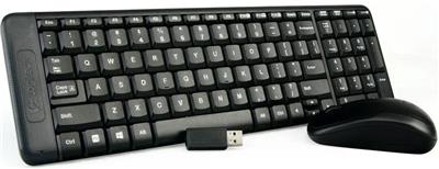 KIT TECLADO Y MOUSE WIRELESS LOGITECH MK220