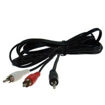 CABLE AUDIO 3.5 A 2 RCA 5M NISUTA NSCAU355